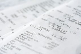 Money receipt