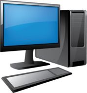 Picture of black computer technology