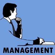 Business manager clipart