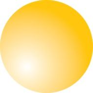 yellow shiny button