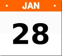 Calendar jan 28 drawing