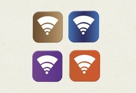 Logo Icon Wifi drawing