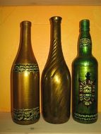 hand-painted bottles