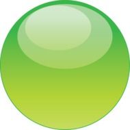 green web button