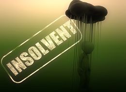 Picture of insolvent bankruptcy
