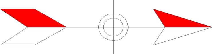 a schematic image of the target
