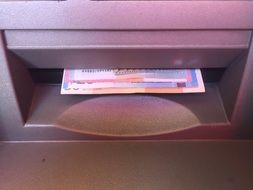 euro cash in Atm