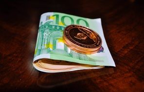 Euro coin and cash currency