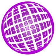 purple checkered circle