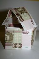 house of Russian rubles