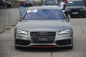 Audi sports car at the races