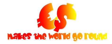 Makes the world go round sign