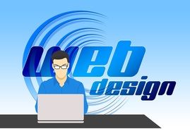 Web Design man drawing