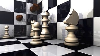 3 d model of chess