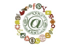 Internet social medieas clipart