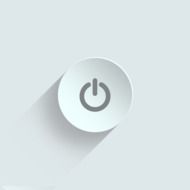 white off button