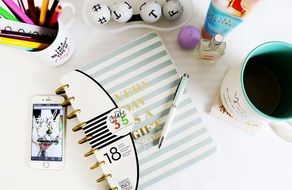 notepad on the desktop