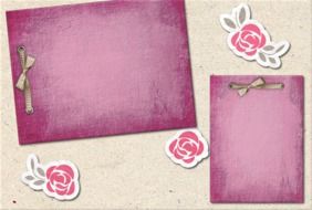 Pink diary cards