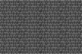 binary system codes on a black background