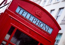 roof of a telephone booth in london