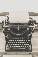 Vintage Old Typewriter