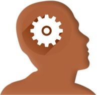 sign on head silhouette as an illustration