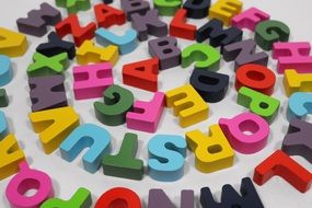the letters are laid out in a circle