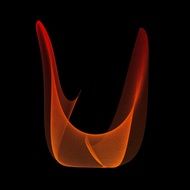 Letter U Particles