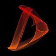 letter "D" is like a wave
