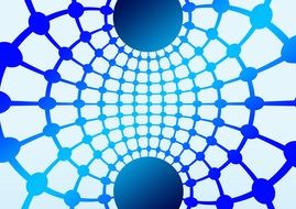 global network blue lines