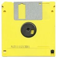 Floppy Disk, back view