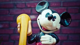 cute figurine of Mickey Mouse from the disney cartoon
