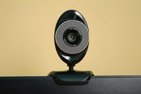 black Webcam, frontal view