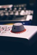 equipment in a music studio