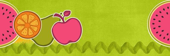 banner for baby healthy food
