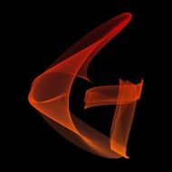 clipart of Letter G abstract