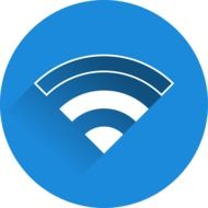 icon of good connection of wifi