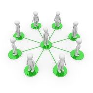 model displays network community