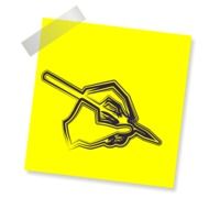 Handwriting note