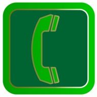 green button with phone icon