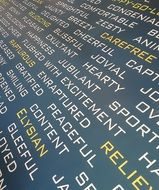 variety of positive words
