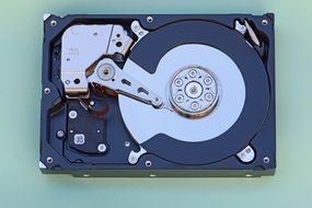 hard drive in detail