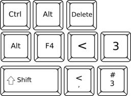 Keyboard Keys drawing