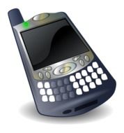 Treo 650 smartphone as a graphic image