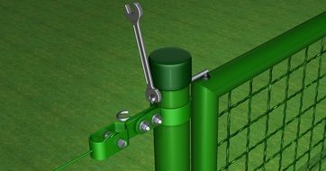 graphic visualization of fence assembly