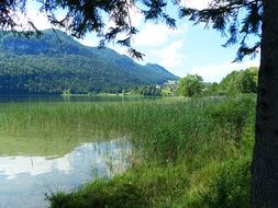 lake Weissensee in summer