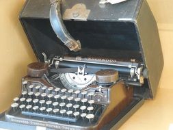 portable vintage typewriter
