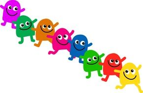 Doodle Cartoon Group drawing