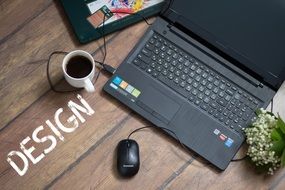 Design Notebook Coffee drawing