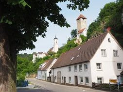 village in Swabian alb